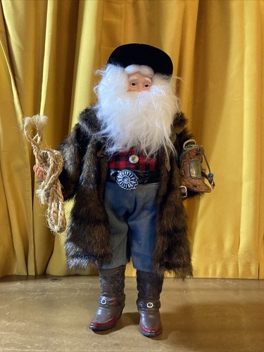Western cowboy santa - cowboy, 18.5''