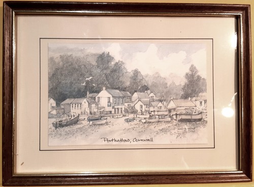 Porthallow cornwall framed - porthallow,