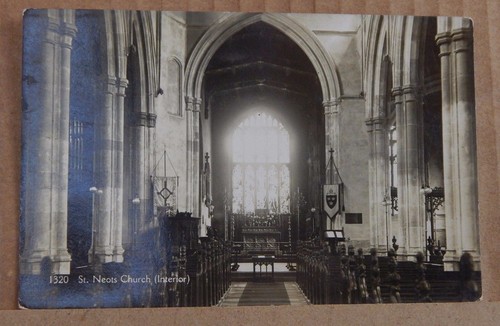 Postcard neots church - postcard, st