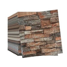 60pcs 3D Tile Brick Wall