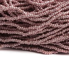 Master hank 35000+ Czech vintage metallic rondelle glass micro seed beads 21bpi