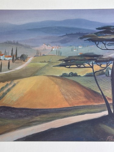 Vintage tuscan impressionist - vintage,