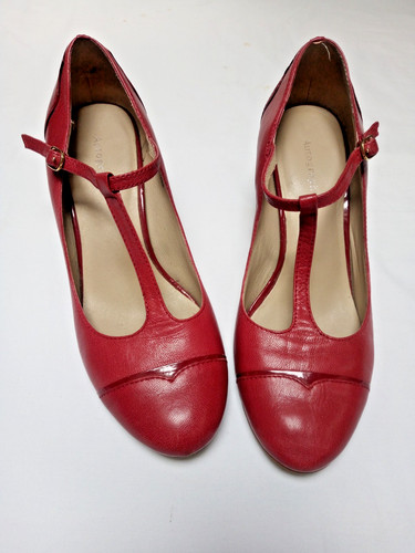 Autograph red leather sandals - autograph,