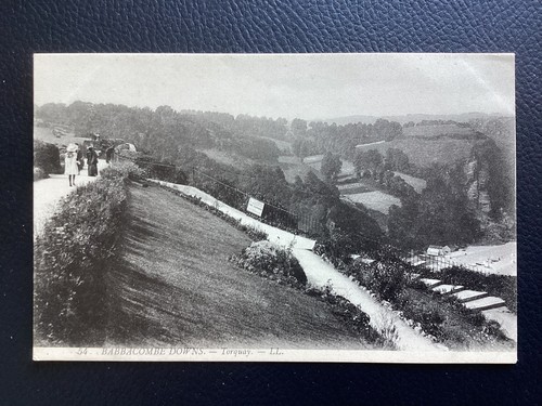Devon postcard babbacombe - postcard,