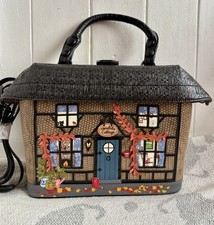Vendula London Discontinued Autumn Winter Cottage Grab Bag Handbag long strap 