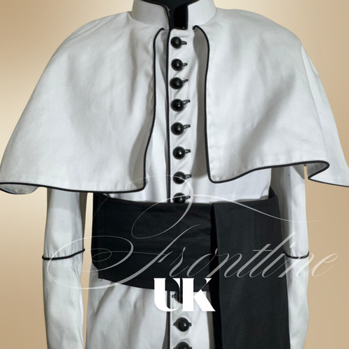 White priest cassock with - white,