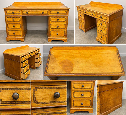 Antique style twin pedestal - twin,