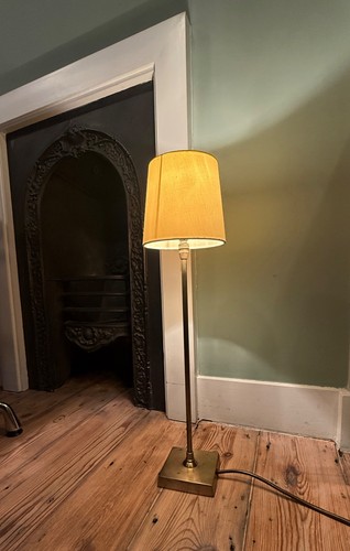 Oka antique brass table lamp - brass,