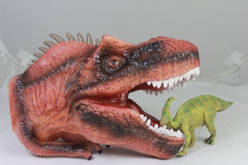 Dinosaur hand puppet realistic - dinosaur,