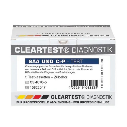 Cleartest rapid test saa - cleartest, crp