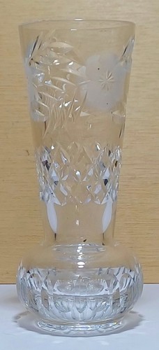 Tutbury crystal bud etched - bud,