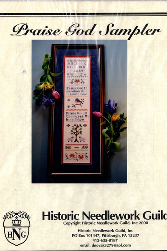 Praise god sampler - sampler”, by