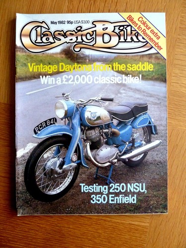 Classic bike magazine - magazine, 1982