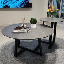 2Pcs Round Nesting Coffee