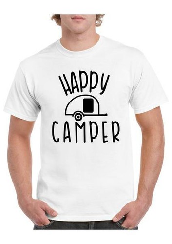 Happy camper shirt - -, unisex