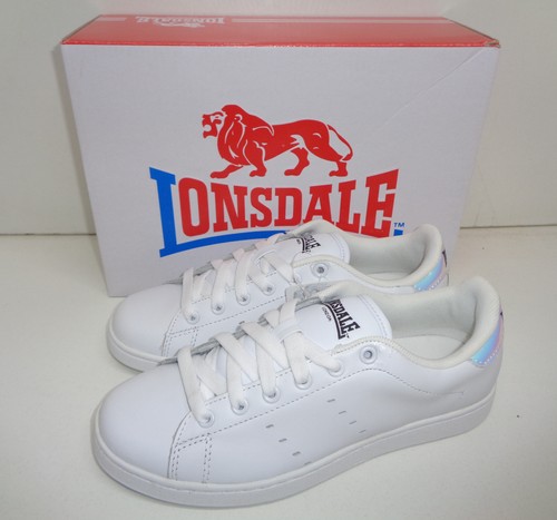 Lonsdale girls trainers white - lonsdale,