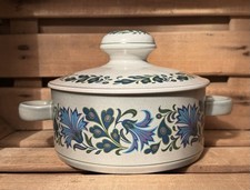 Vintage Retro MIDWINTER Pottery CAPRICE Flowers design Casserole Dish #NBR63