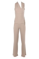 ROLAND MOURET GREY CREPE
