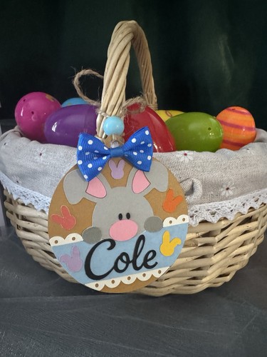 Personalised easter basket - easter,
