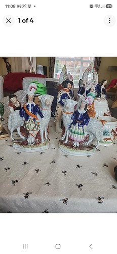 Staffordshire figurines 19th - staffordshire,