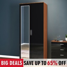 2 Door Wardrobe With Mirrored