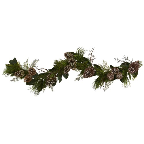 Pine cone and artificial - cone,