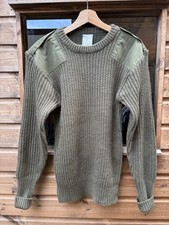 British Army RAF RM issue Olive Green Jumper Chest Size 106 cms Please Please