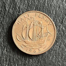 1965 Half Penny