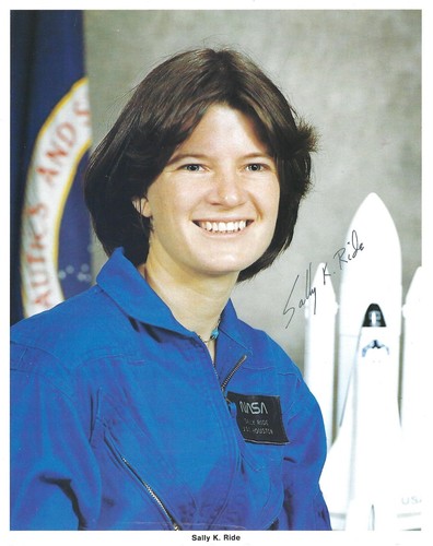 Sally ride signed 8x10 - signed, nasa