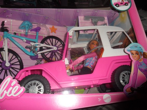 Barbie doll with jeep - barbie,