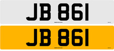 cherished number plates private reg plate   JB 861    JB 861    JB 861    JB 861