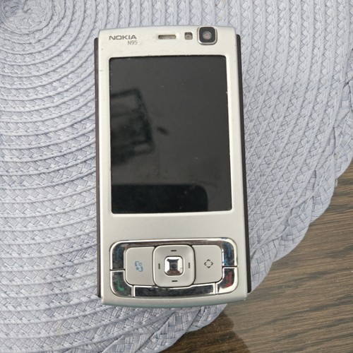 Nokia n95 silver untested - nokia, n95-silver
