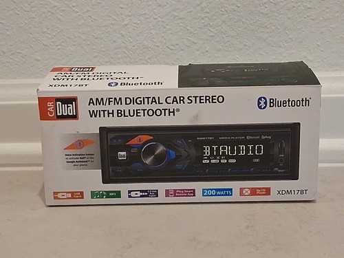 Car stereo dual - dual, xdm17bt