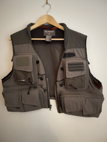 Simms guide fishing vest large - fishing,