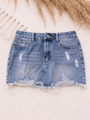 Nwot distressed light blue - distressed,