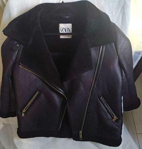 Zara women black faux - black,