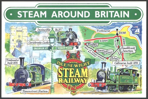 Postcard steam around britain - postcard,