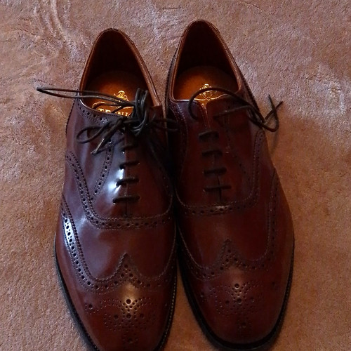 All leather mens brogues - leather,