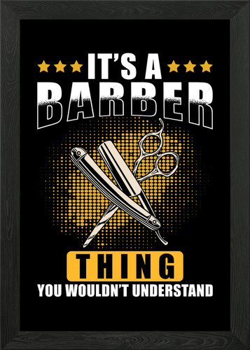Hairdresser barber saying - barber,