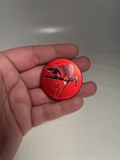 Vntg POG 1990s Alligator Crocodile Red Foil Cap Milk Bottle Top Toy HTF Animal