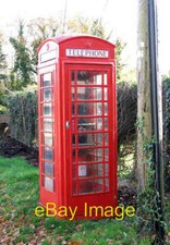 Photo 6x4 Red telephone box Frankfort This old red telephone box is locat c2008