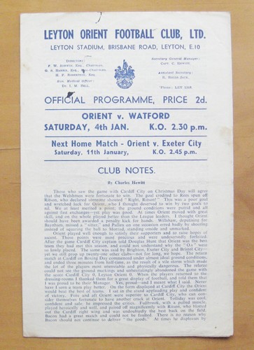 Leyton orient watford - leyton,