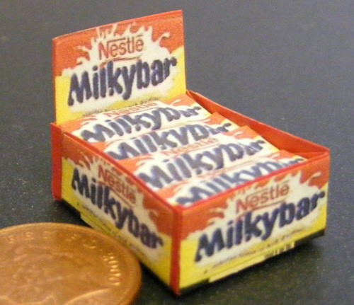Dolls house milky - milky, packets