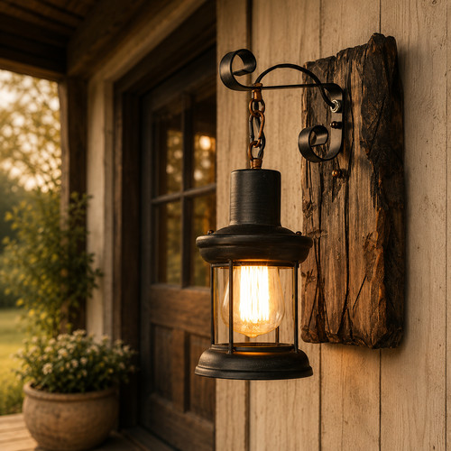 Industrial wall sconce rustic - industrial, sconce,