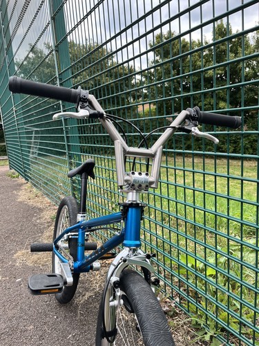 Titanium bmx handlebars - titanium,