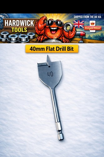 40mm flat drill bit - drill, high