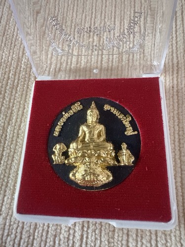 Thai buddha temple box amulet - buddha,