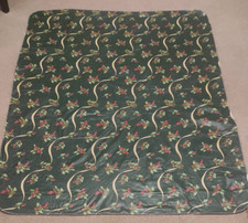 Vintage Christmas Flannelback PVC Tablecloth- Holly Design- 50" x 70" - NEW