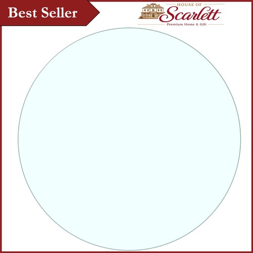8mm thick clear round glass - thick,