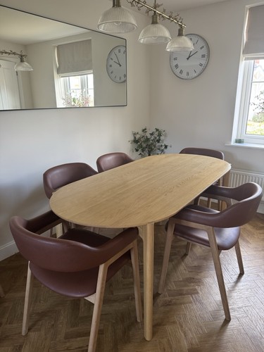 Ercol style dining table with - dining,